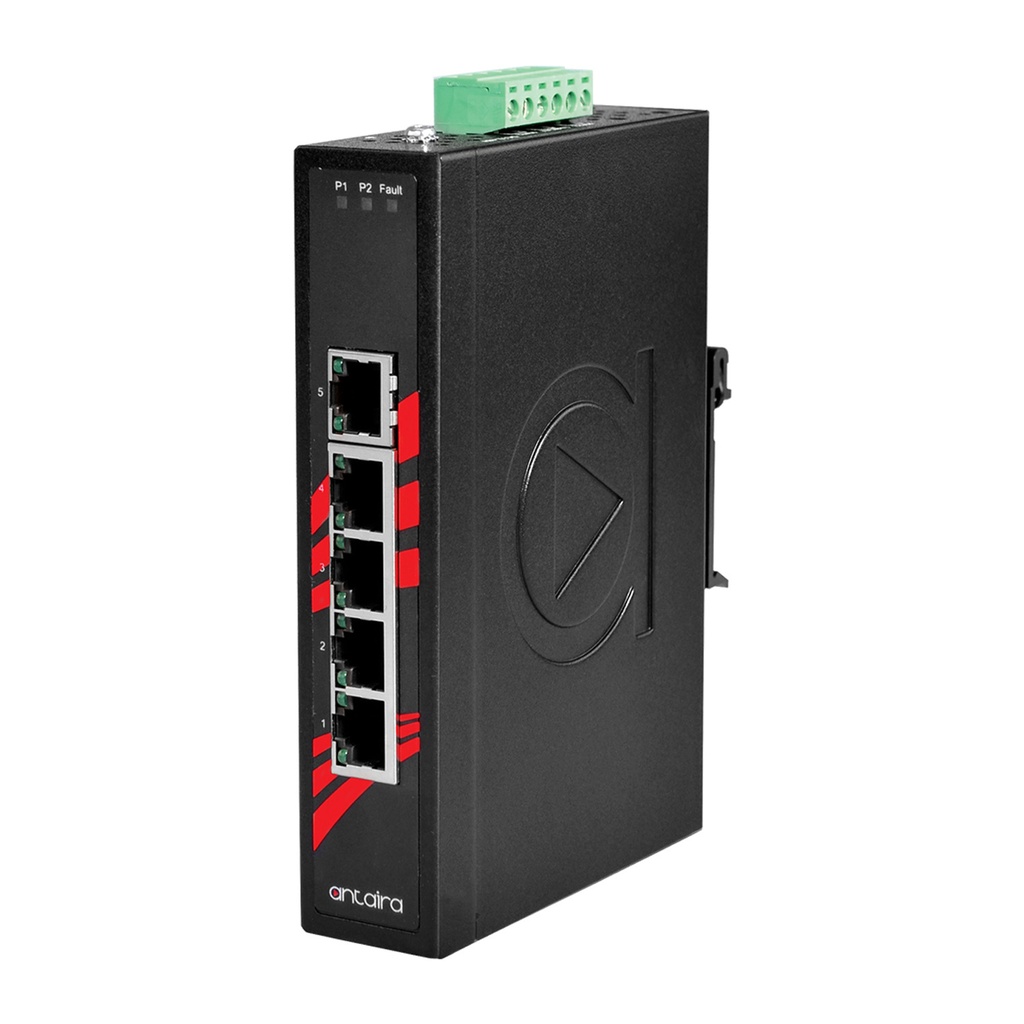 8 Port Industrial Ethernet Switch, Unmanaged 8 Port Ethernet Switch, UL508 Listed